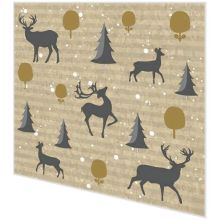 Cocktail napkins - Deer Forest