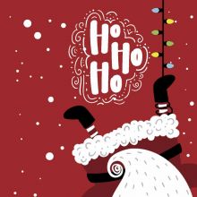 Cocktailservietten - Stimmnung von Santas