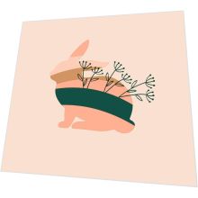 Cocktail napkins - Boho bunny