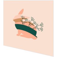 Cocktail napkins - Boho bunny