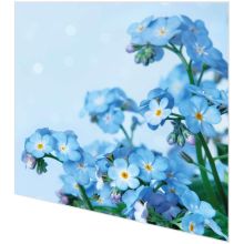 Cocktailservietten - Blauer Blumentraum - 2