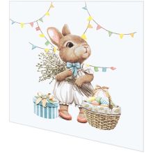 Cocktail napkins - Bunny joy