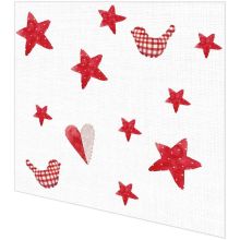 Cocktail napkins - Artisan joy white