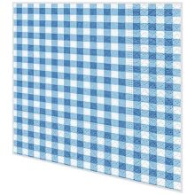 Cocktail napkins - New Vichy blue