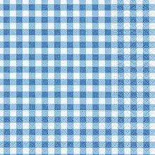 Cocktail napkins - New Vichy blue
