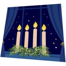 Cocktailservietten - Kerzen im Advent - 3