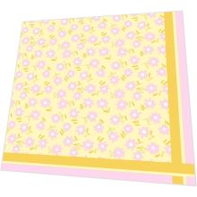 Cocktail napkins - Ditsy yellow