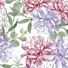 Cocktail napkins - Pastel flowers