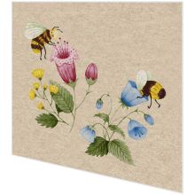 Cocktailservietten - Bienen - 100% Recycling - 2