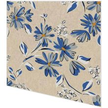 Cocktail napkins - Blue spring - 100% of recycling