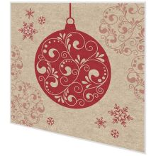 Cocktail napkins - Baubles - 100% of recycling