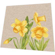 Cocktail napkins - Daffodil - 100% of recycling
