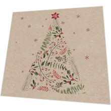 Cocktail napkins - Graceful pine - 100% of recycling