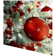 Cocktailservietten - Rote Kugel am Baum - 2