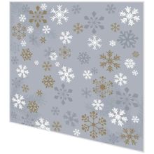Cocktailservietten - Traditioneller Schnee grau - 2