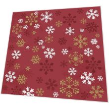 Cocktailservietten - Traditioneller Schnee rot - 3