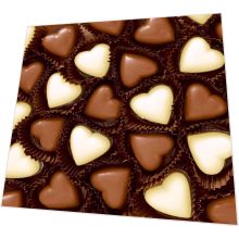 Cocktail napkins - Chocolate Hearts