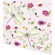 Cocktail napkins - Summer Field pink