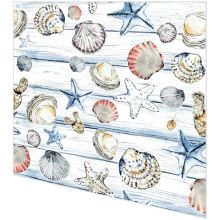 Cocktail napkins - Beach Shells
