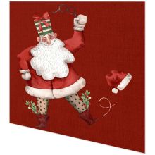 Cocktail napkins - Groofy Santa