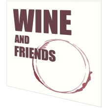Cocktail napkins - Wine and friends