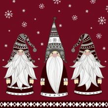 Cocktail napkins - Gnomes