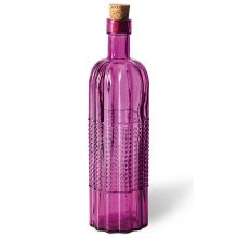 Flasche mit Korken - Toskana pink 0,5l