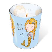 Candle in a glass - Little mermaid