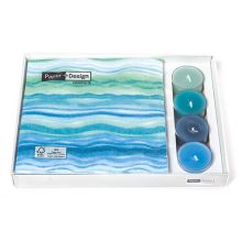 Kombibox - Blaue Wellen