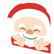 Servietten gestanzt Hallo Santa - 2