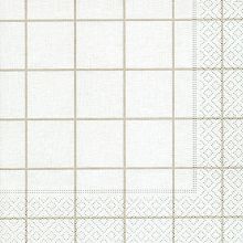 Napkins - Home square white-beige