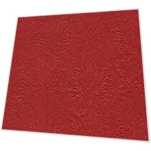 Napkins embossed - Moments Ornament red
