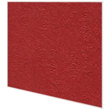 Napkins embossed - Moments Ornament red