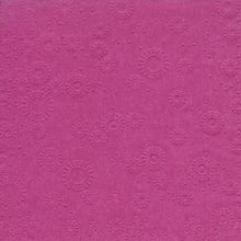 Napkins embossed - Moments Uni orchid