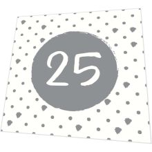 Servietten - 25. Geburtstag - 3