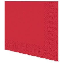 Servietten - Uni rot - 2