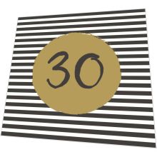 Servietten - 30. Geburtstag - 3