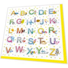 Servietten - Alphabet - 3