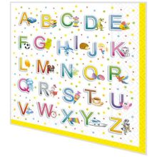 Servietten - Alphabet - 2