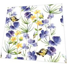 Servietten - Blaue Blüten - 3