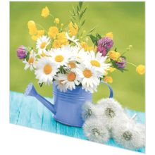 Servietten - Blumen in der Kanne - 2