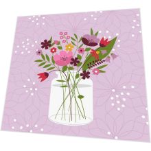 Servietten - Blumenvase - 3