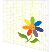 Servietten - Bunte Blume - 2