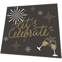 Servietten - Lets celebrate - Silvester - 3