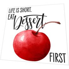 Servietten - Dessert First - 3