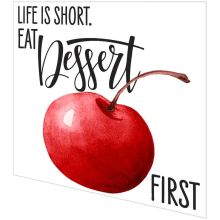 Servietten - Dessert First - 2