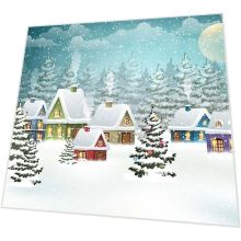 Napkins - Village in Snow