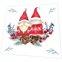 Servietten - Ehepaar Tomte - 3