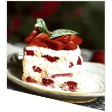 Servietten - Erdbeerkuchen - 2