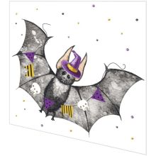 Servietten - Fledermaus Halloween - 2